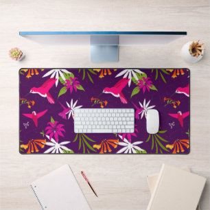 Colibris et fleurs Belles
