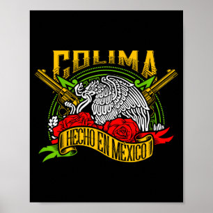 Colima México Souvenir Hispanic Heritage Month Mex Poster