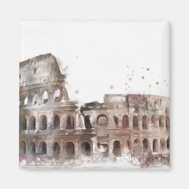 Colisée Rome Magnet d'art Vintage (Devant)
