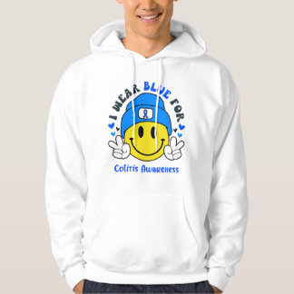 Colitis Awareness Ribbon Support Gifts Hoodie