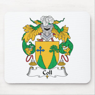 Coll Family Crest Mouse Pad