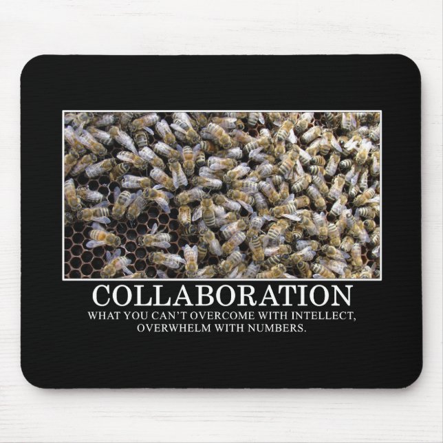 Collaboration Improves Your Chance of Success Mouse Pad (Front)