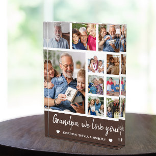 Collage 10 Photos Grandpa We Love You