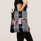 Collage add your own custom photos black and grey