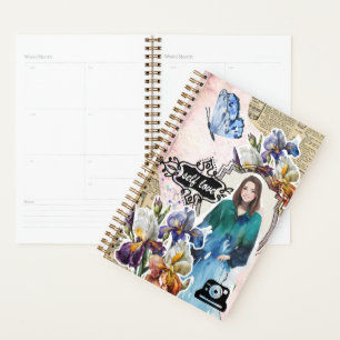 Collage Art February, Iris Planner