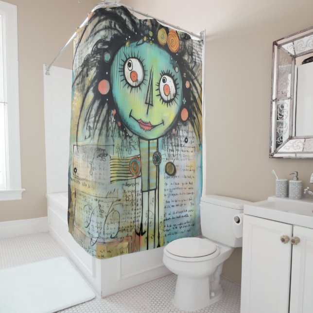 Collage Art Girl Lady 10 (In Situ)