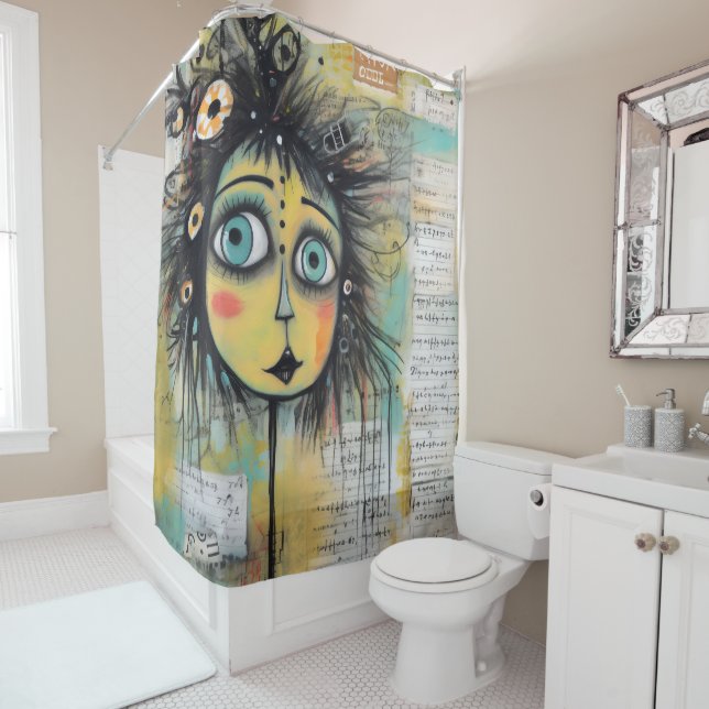 Collage Art Girl Lady 12 (In Situ)