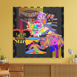 COLLAGE  CANVAS PRINT