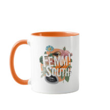 Collage Colour-blocked Mug