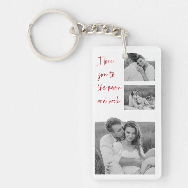 Collage Couple Photo & Citation Romantique Aimer Y (Devant)