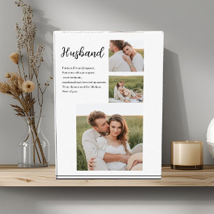 Collage Couple Photo & Romantic Husband Love Gift