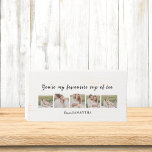 Collage Couple Photo & You Are My Cup Of Tea Quote Wooden Box Sign<br><div class="desc">Collage Couple Photo & You Are My Cup Of Tea Quote</div>
