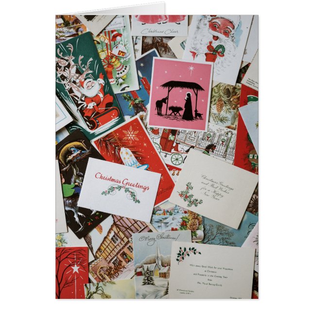 Collage de cartes de Noël (Devant)
