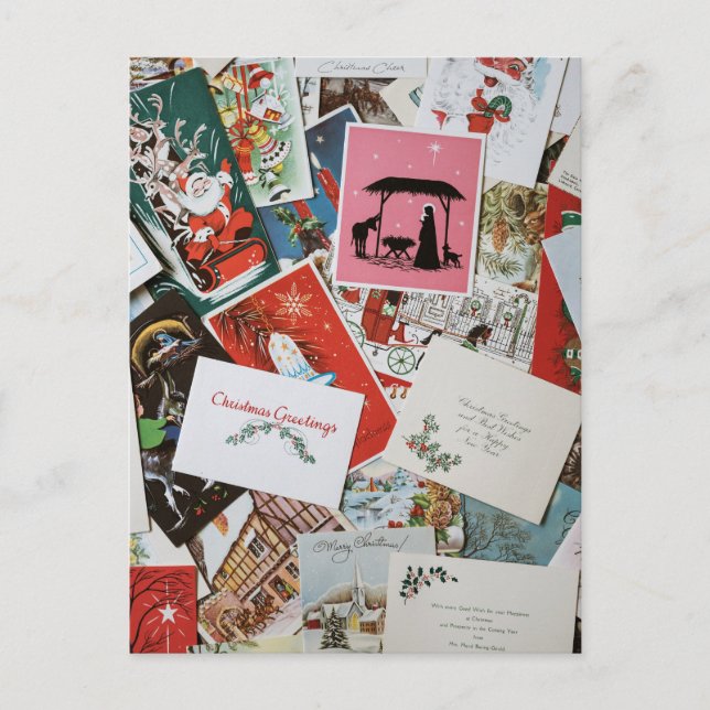 Collage de cartes de Noël (Devant)