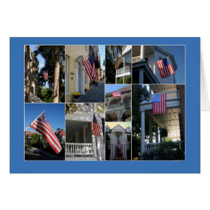 Collage de drapeau américain