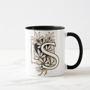 Collage de la lettre vintage "S" - Mug