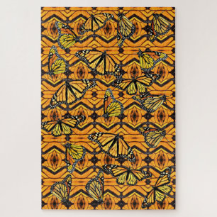 Collage de monarque de puzzle