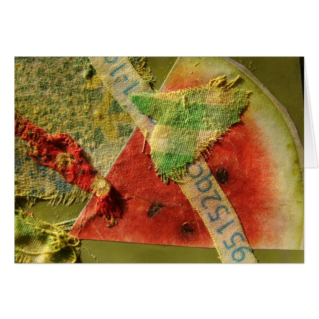 Collage de pastèque (Devant horizontal)