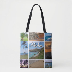 Collage de photo sac fourre-tout d'Oahu, Hawaï