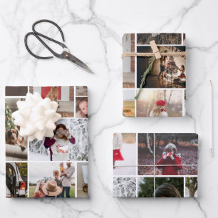 Collage de photos 3 Feuilles de papier d'enveloppe