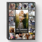 Collage de photos de famille 15 photos + Nom Black