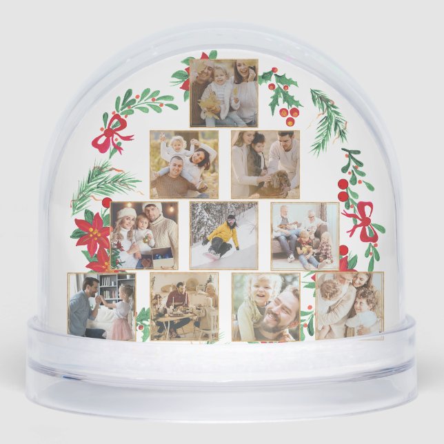 Collage de photos de famille Keepsaké Joyeux Noël (Avant)