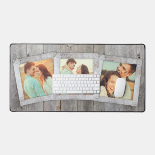 Collage de photos de scrapbook rustique