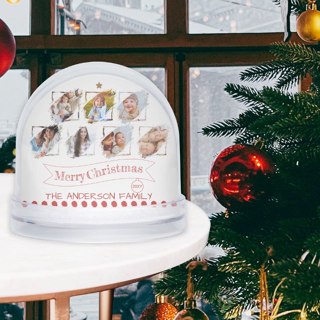 Collage de photos familiales Keepsaké Joyeux Noël (Créateur téléchargé)