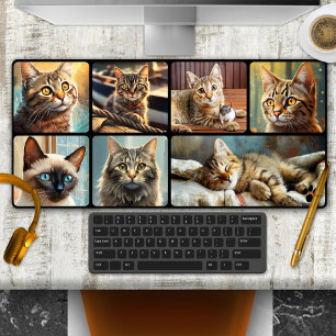 Collage de photos personnalisé de chats mignons