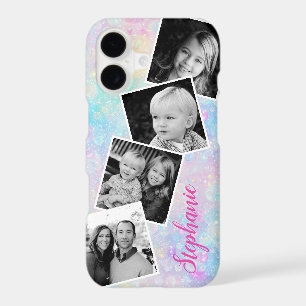 Collage de photos personnalisé Pastel Rainbow Bubb