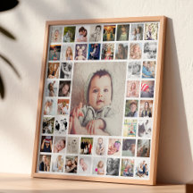 Collage de photos personnalisées