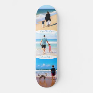 Collage de texte photo personnalisé Skateboard Vos