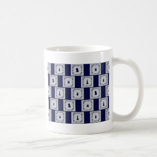 Collage Delft blue tiles Coffee Mug