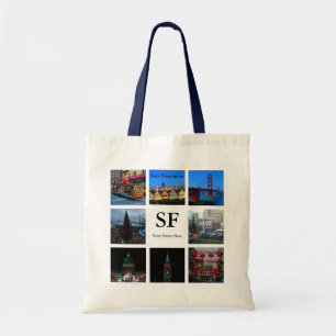 Collage des attractions de San Francisco Sac fourr