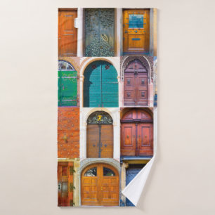 Collage des portes d'entrée médiévales à Prague, T