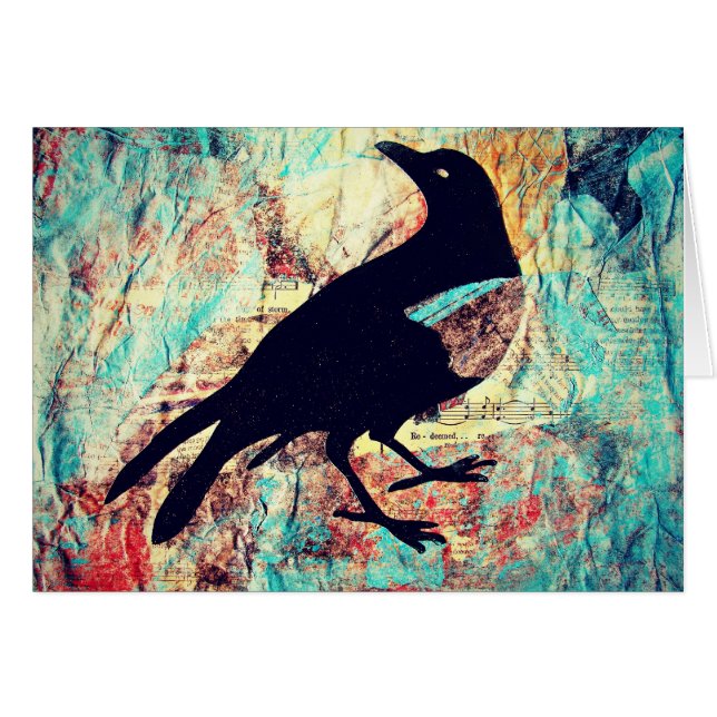 Collage du corbeau (Devant horizontal)