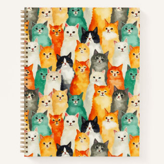 Collage du journal des chats aquarelles