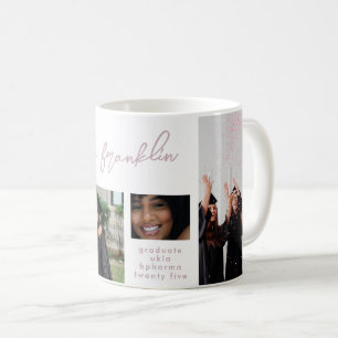 Collage Editable Multi Photo Grad 2023 School Coffee Mug