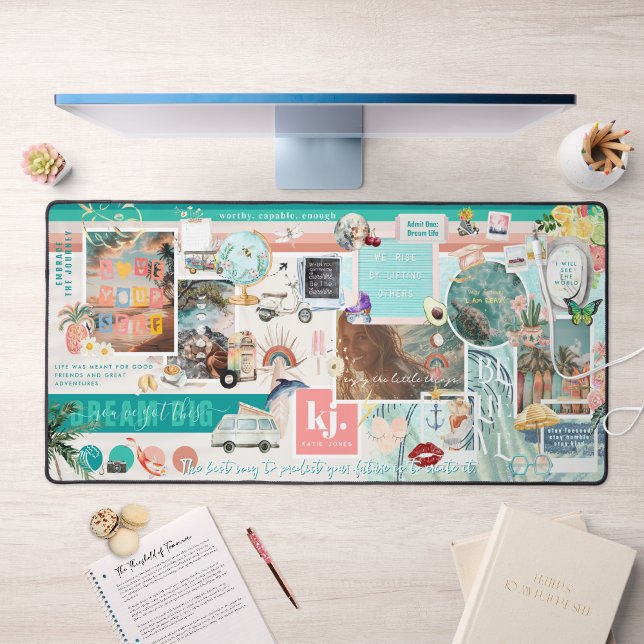 Collage esthétique inspirant | Tableau de visualis (Créateur téléchargé)