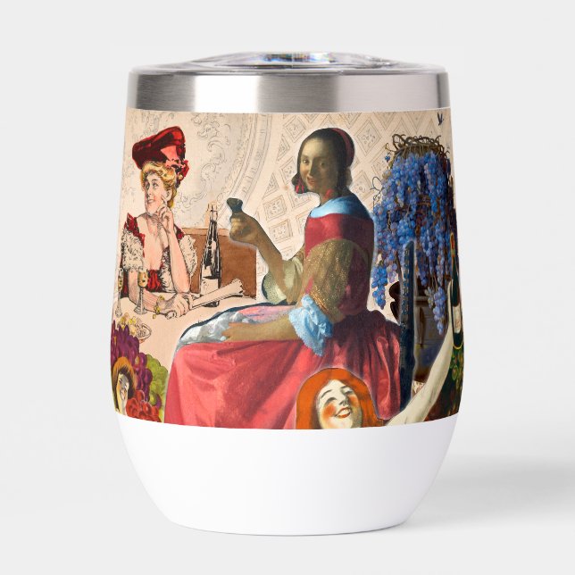 Collage Femmes et Vin (Avant)