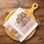 Collage Friend Photos | Happy Birthday Gift Kitchen Towel<br><div class="desc">Collage Friend Photos | Happy Birthday Gift.Make your friend's birthday extra special with this custom-made gift featuring a collage of your favourite moments together! This personalized pink-themed birthday gift is available exclusively on Zazzle,  and it's the perfect way to show your friend how much they mean to you.</div>