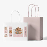 Collage Friend Photos | Happy Birthday Gift Large Gift Bag<br><div class="desc">Collage Friend Photos | Happy Birthday Gift.Make your friend's birthday extra special with this custom-made gift featuring a collage of your favourite moments together! This personalized pink-themed birthday gift is available exclusively on Zazzle,  and it's the perfect way to show your friend how much they mean to you.</div>