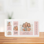 Collage Friend Photos | Happy Birthday Gift Wooden Box Sign<br><div class="desc">Collage Friend Photos | Happy Birthday Gift.Make your friend's birthday extra special with this custom-made gift featuring a collage of your favourite moments together! This personalized pink-themed birthday gift is available exclusively on Zazzle,  and it's the perfect way to show your friend how much they mean to you.</div>