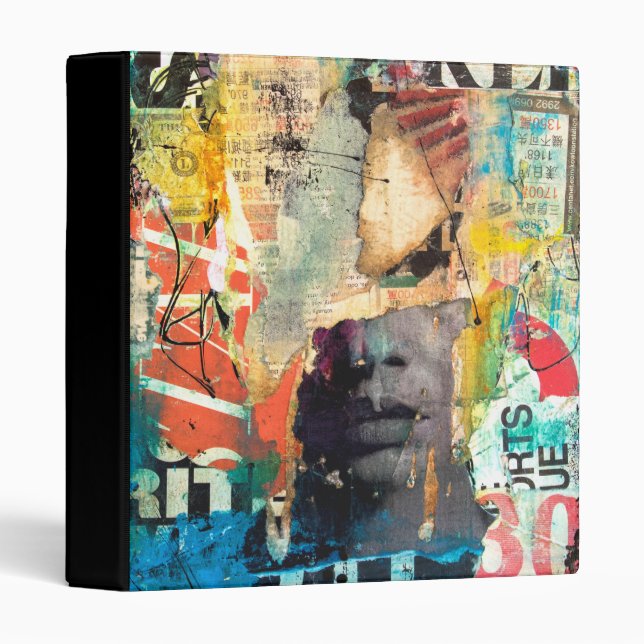 Collage Head Binder (Front/Spine)