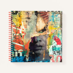Collage Head Notebook