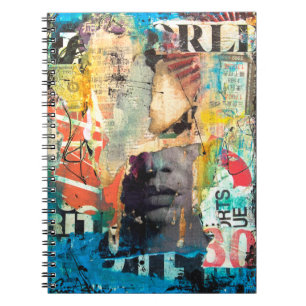 Collage Head Notebook