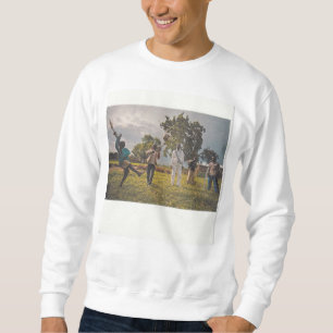 Collage image. Child Soldier Soccer Players Sweatshirt