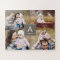 Collage Initial Custom Photo Puzzle