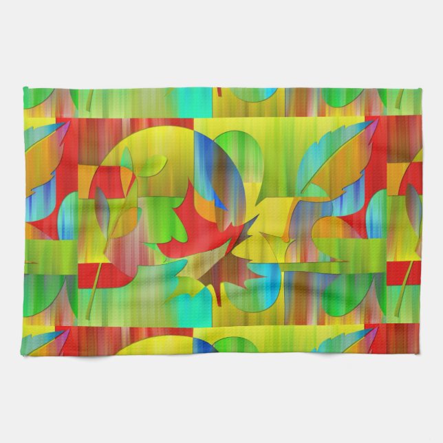 Collage Kitchen Towel (Horizontal)