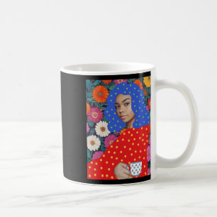 Collage Lady Sticker Coffee Mug